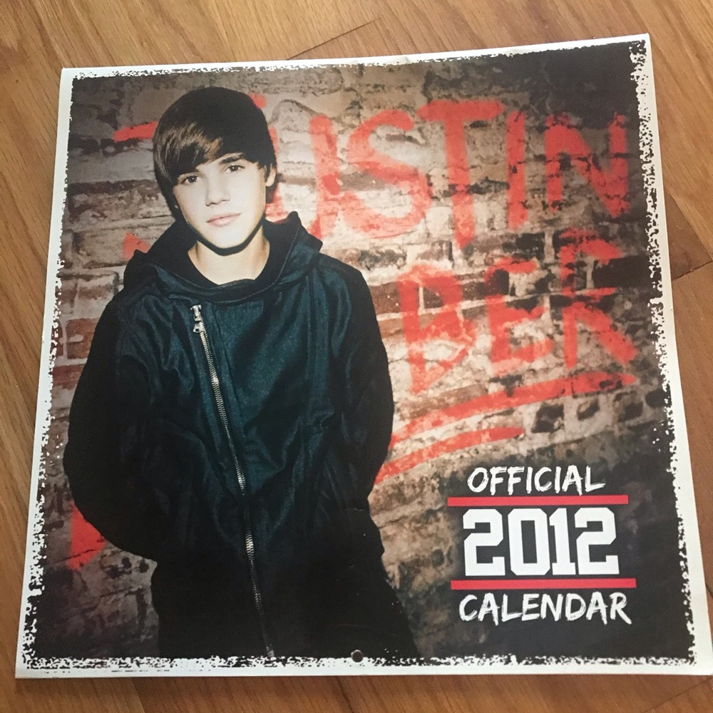 Justin Bieber Wall Calendar